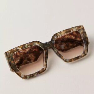 Bel Air Oversized Square Sunglasses